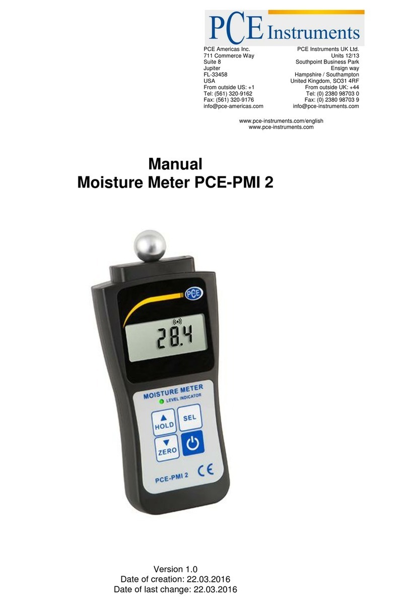 PCE Instruments PCE-PMI 2 manual