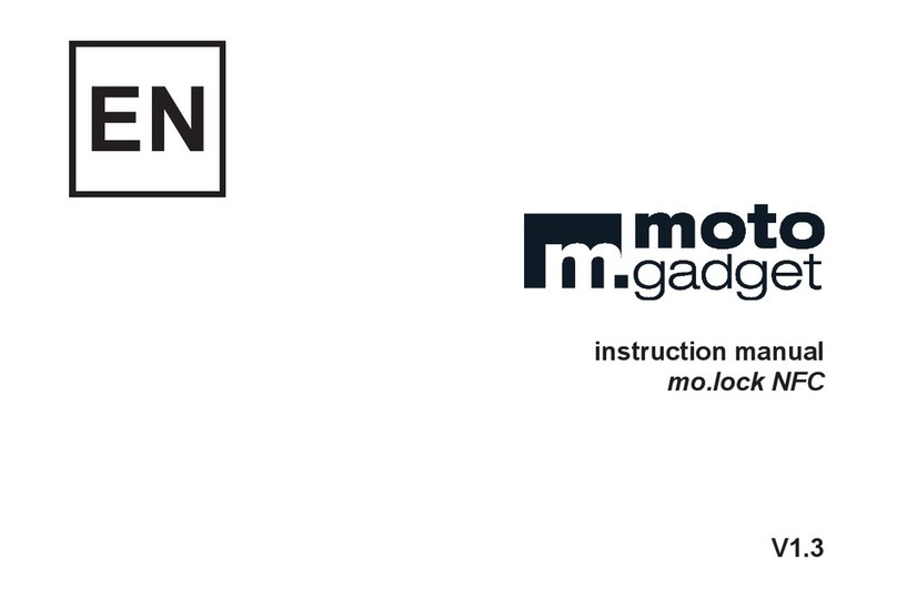 motogadget mo.lock NFC instruction manual