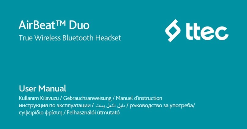 ttec AirBeat Duo User manual