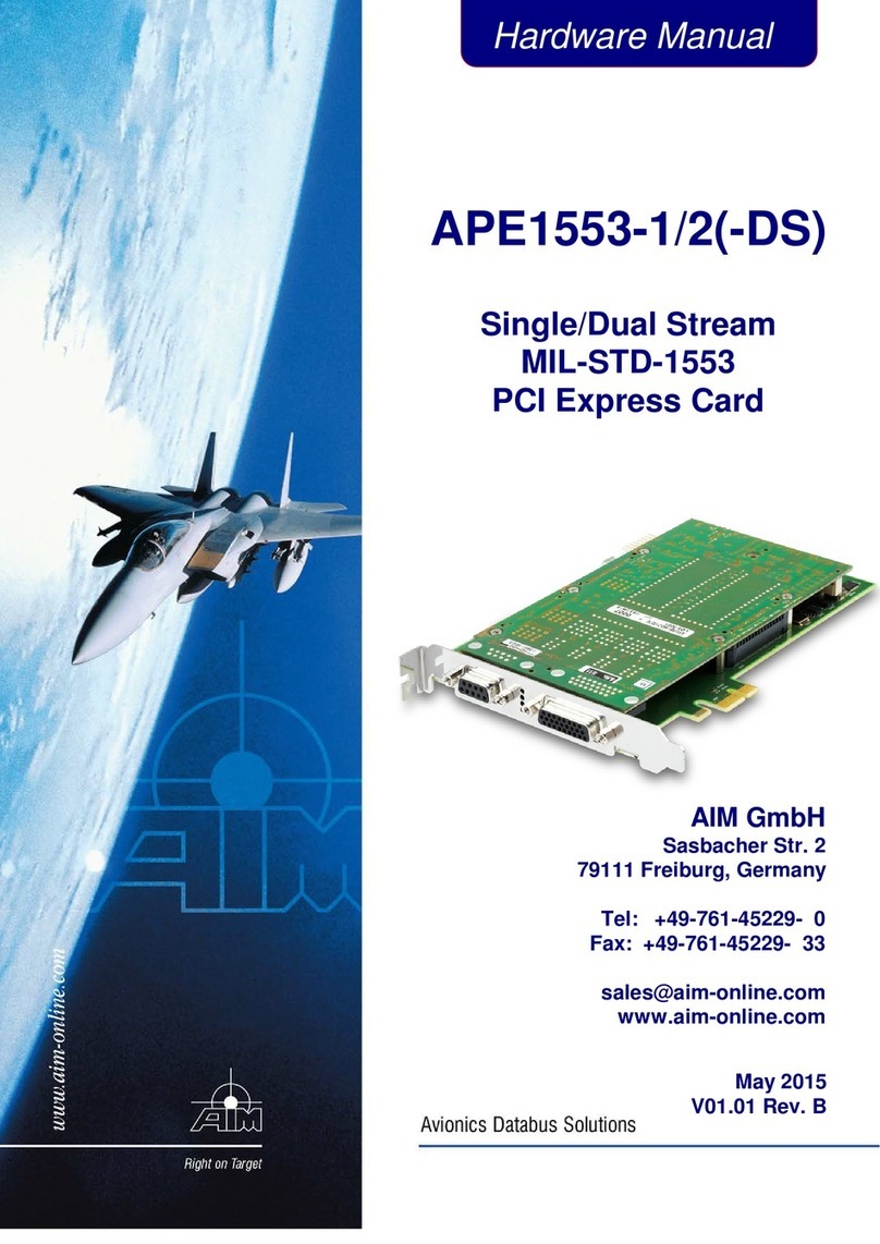 Aim APE1553-1-DS User manual