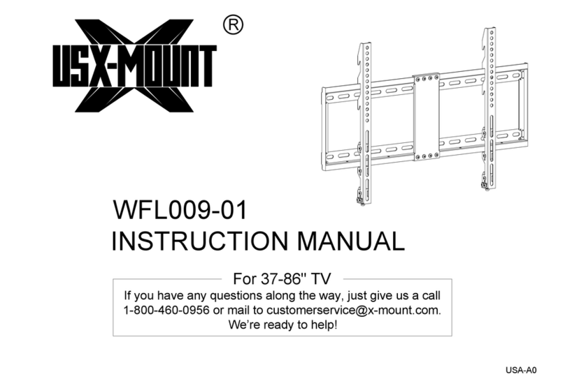 USX-MOUNT WFL009-01 instruction manual