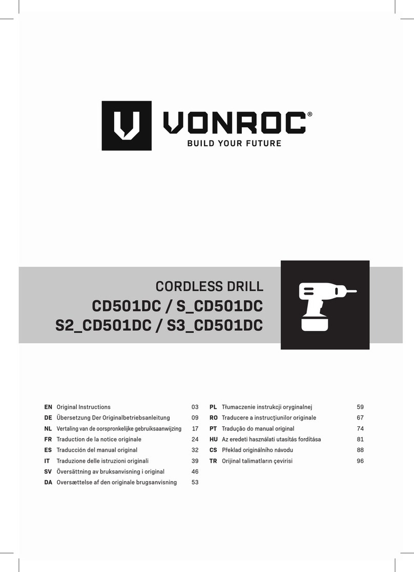 VONROC S CD501DC Original instructions