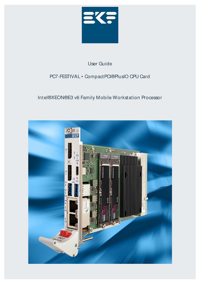 EKF PC7-FESTIVAL User manual