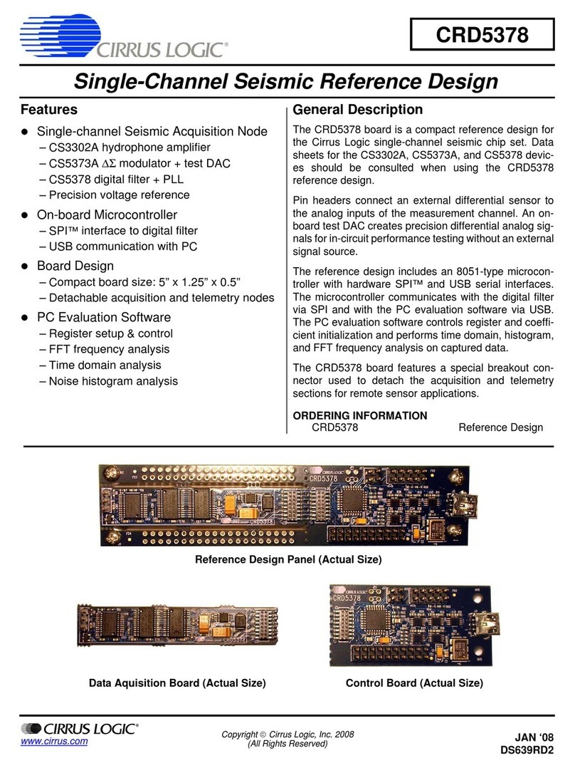 Cirrus Logic CRD5378 User manual