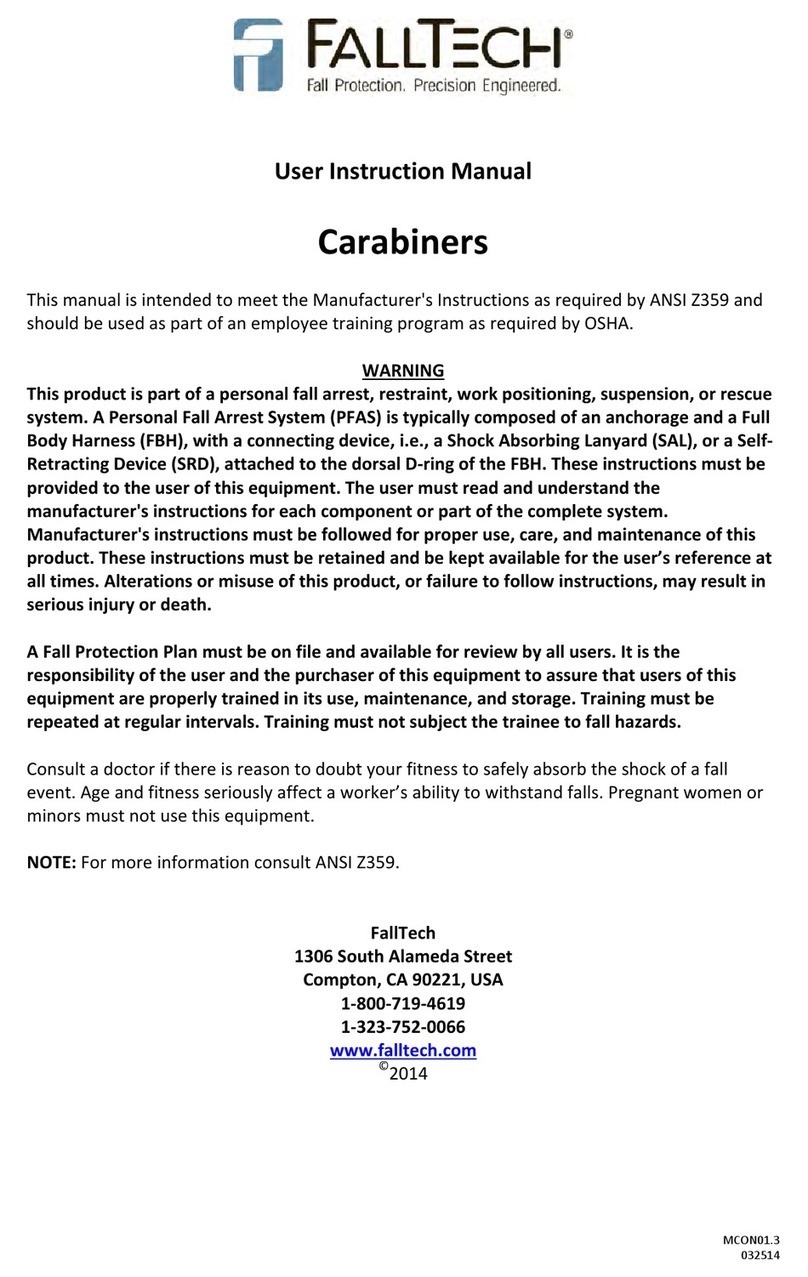 Falltech 8447A Operator's manual
