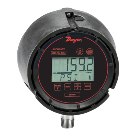 Dwyer Instruments DSGT Series Installation and operating instructions
