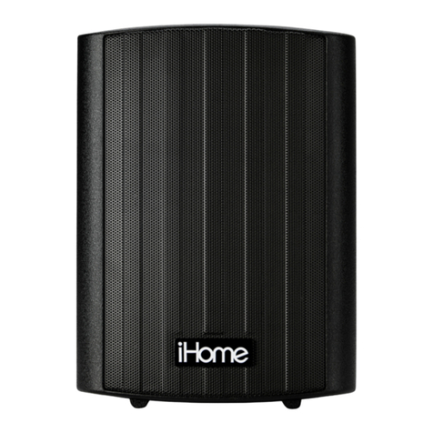 iHome iHSI-W400BT-PR-BLK manual