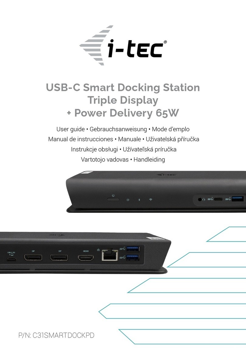 Itec C31SMARTDOCKPD User manual