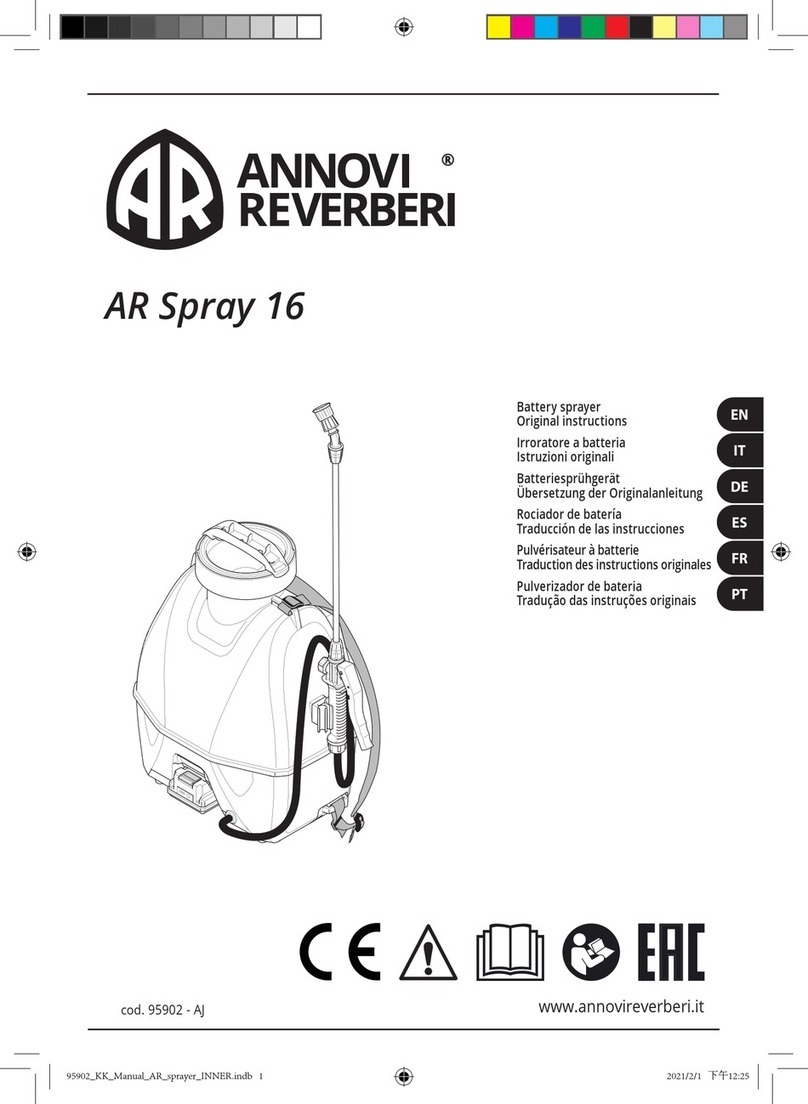 Annovi Reverberi AR Spray 16 Original instructions