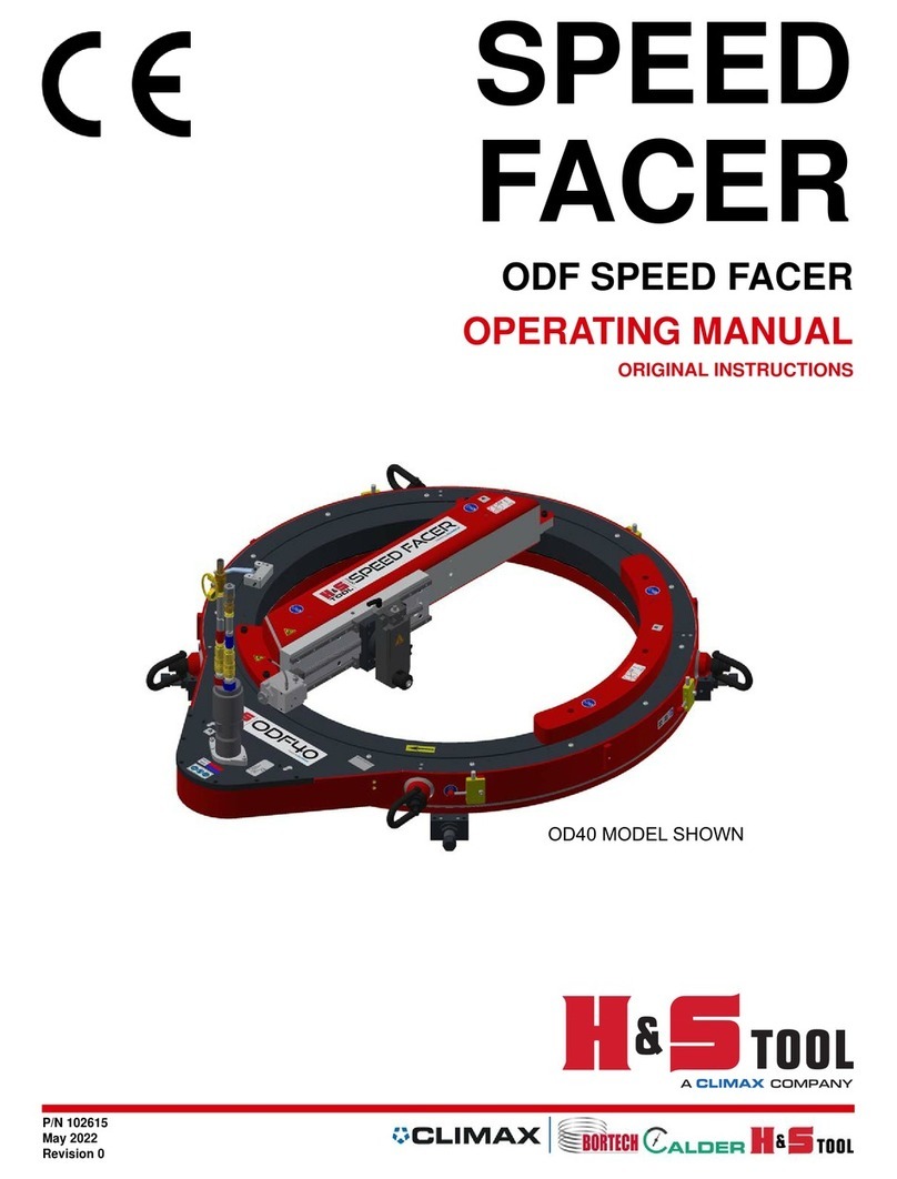 Climax H&S TOOL SPEED FACER ODF30 operating manual