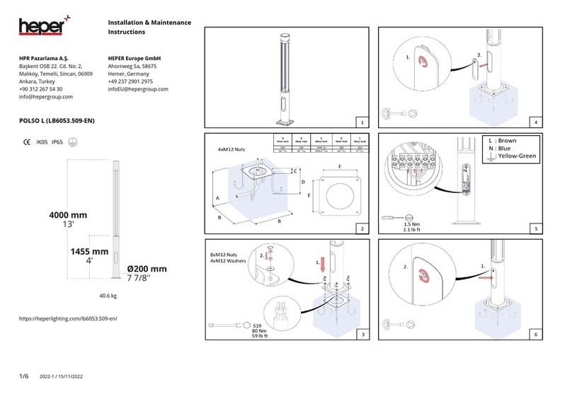 HEPER POLSO L Installation and operating instructions HEPER POLSO L Installation and operating instructions