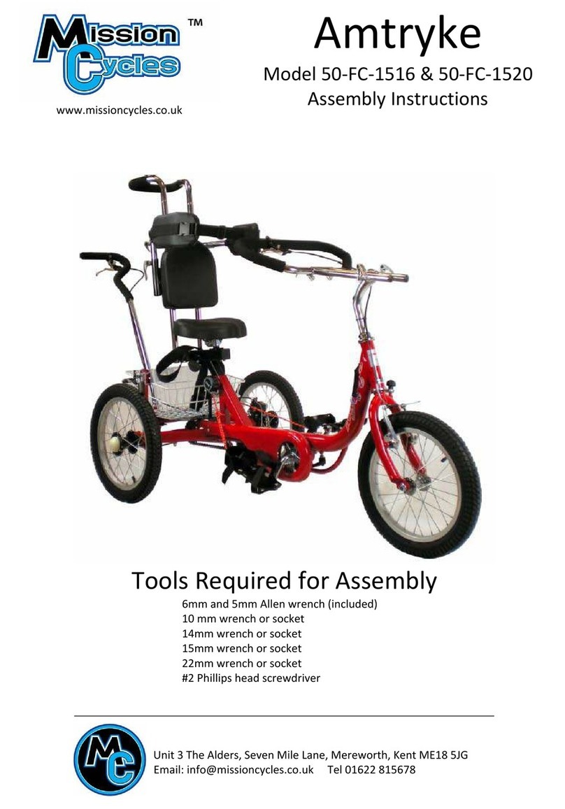 AmTryke 50-FC-1516 Assembly instructions