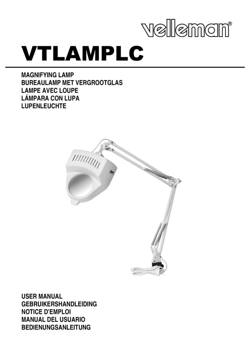 Velleman VTLAMPLC user manual