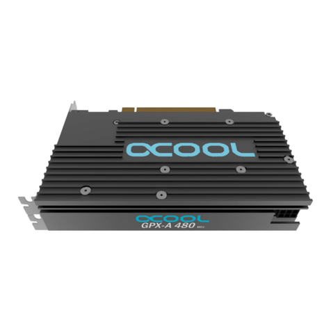 Alphacool GPX-A 480-M01 User manual