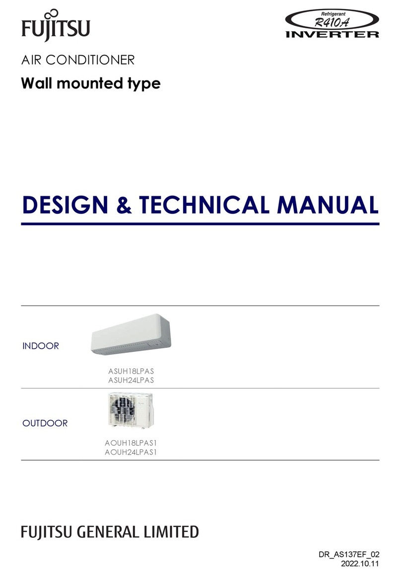 Fujitsu ASUH18LPAS Service manual