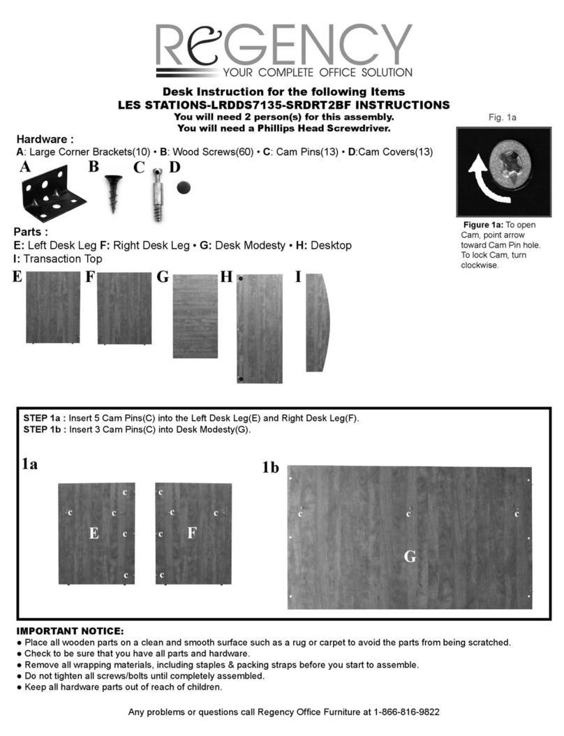 Regency LES STATIONS LRDDS7135 instructions