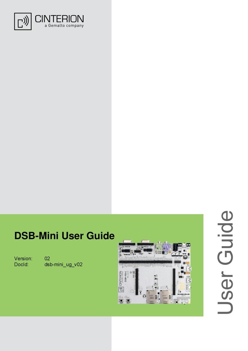 Gemalto CINTERION DSB-Mini user guide