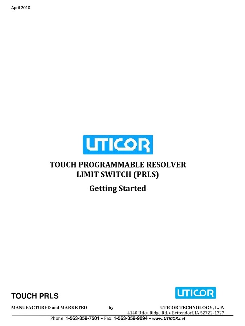 UTICOR Touch PRLS Getting started