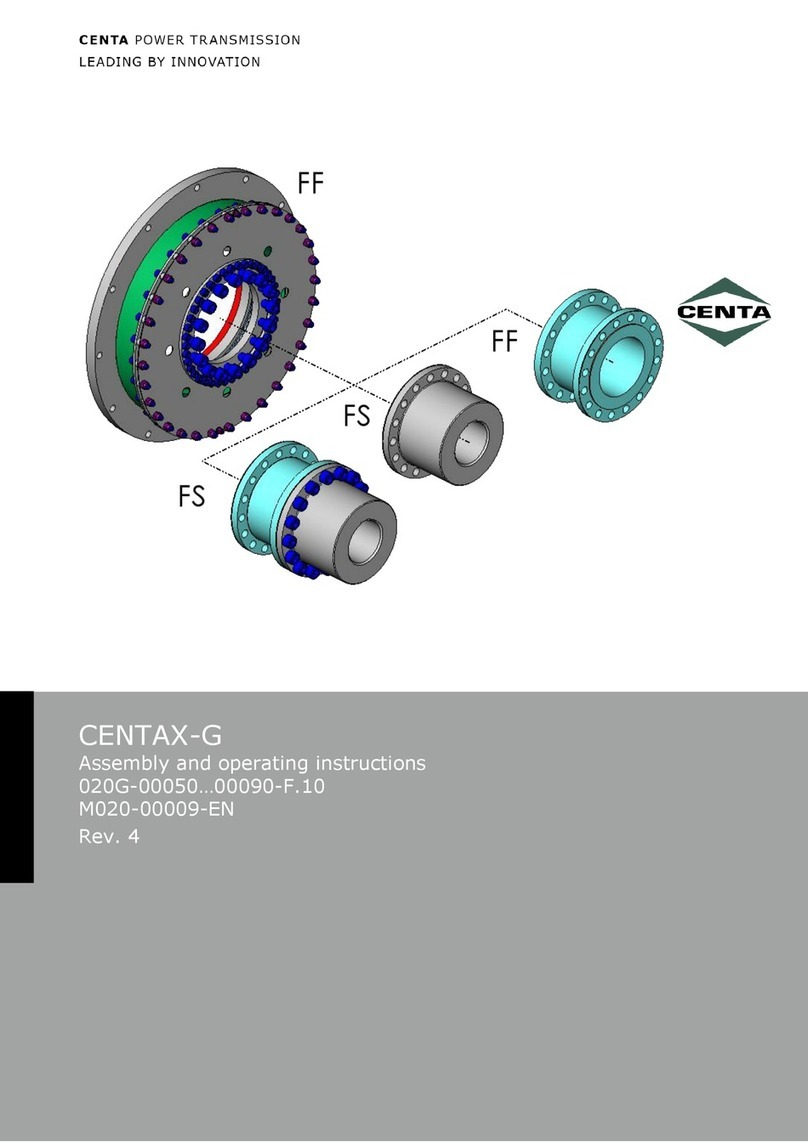 Centa CENTAX-G Assembly and operating instructions