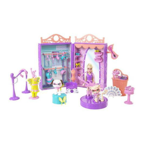 Mattel Polly Pocket Sparklin' Pets Dress Up User manual