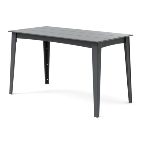 Loll Designs Alfresco Bar and counter table User manual Loll Designs Alfresco Bar and counter table User manual