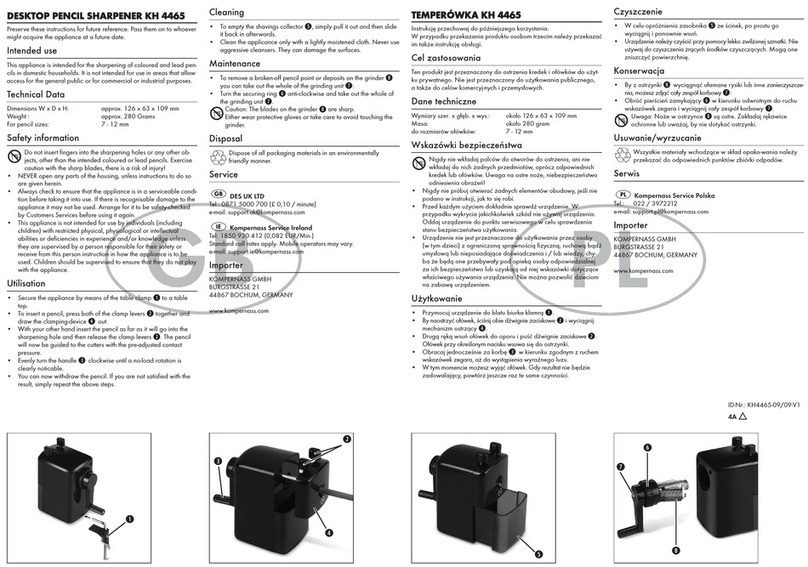 Kompernass KH 4465 instructions