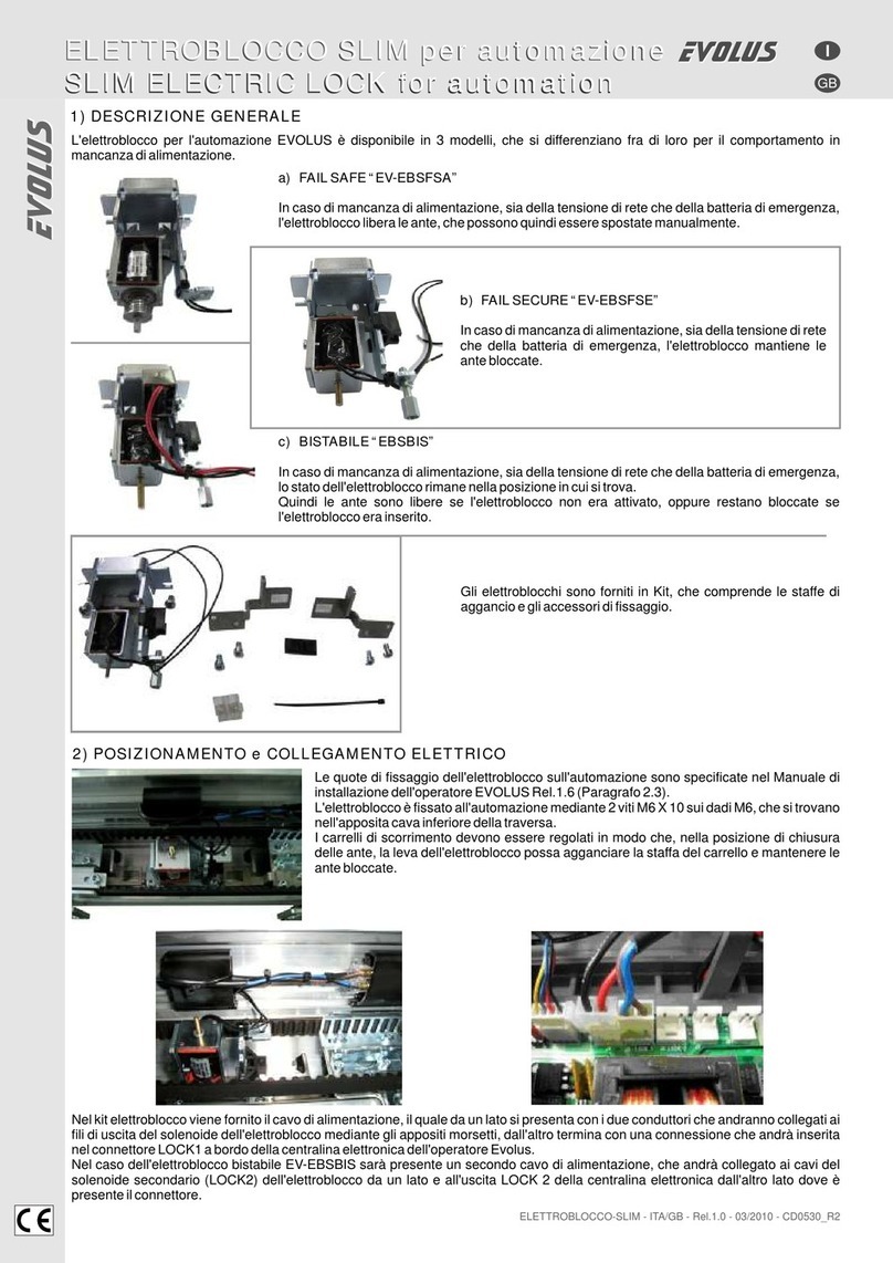 Label EVOLUS manual