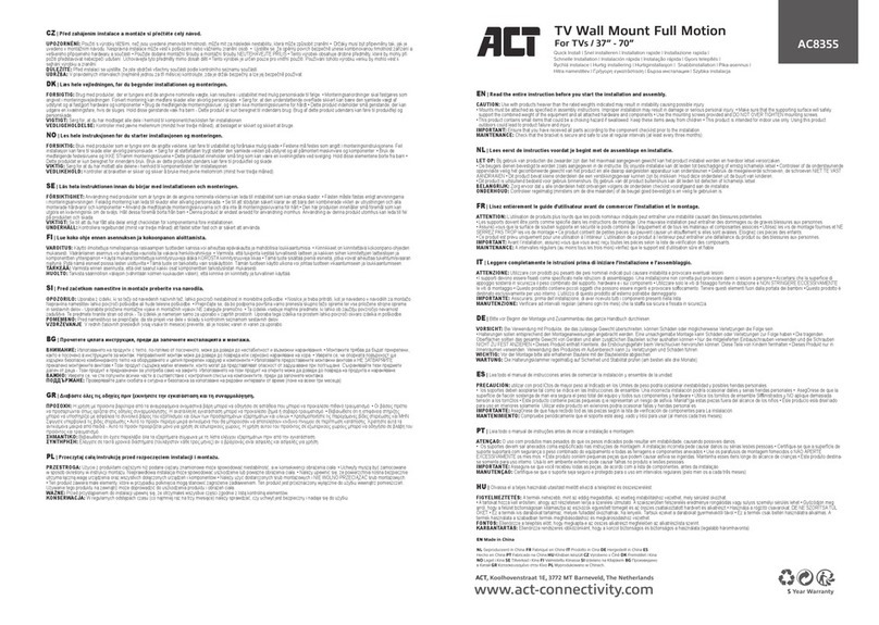 ACT AC8355 Quick install