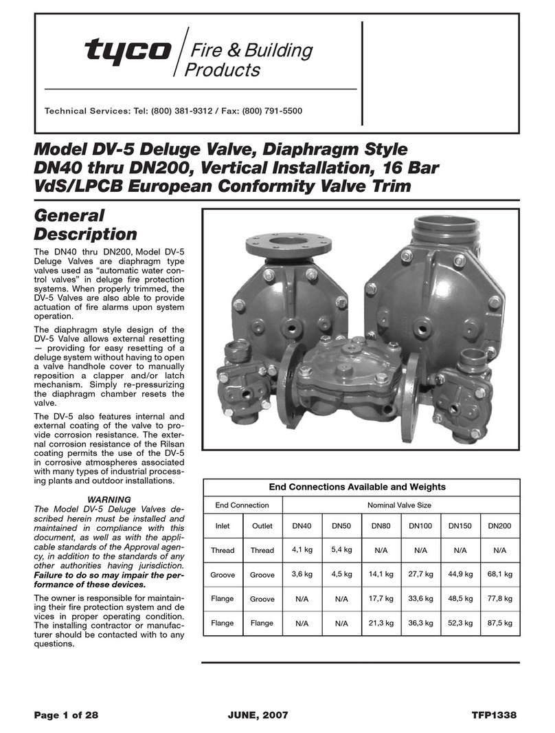 Tyco DV-5 User manual