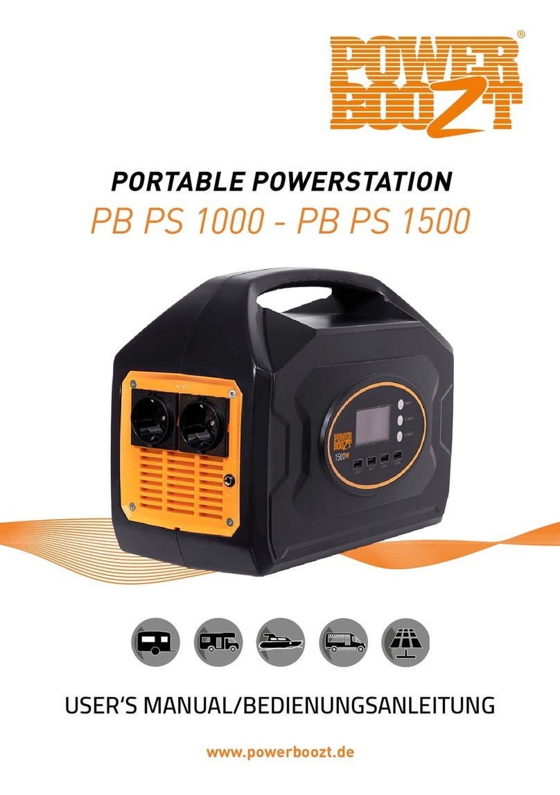PowerBoozt PB PS 1000 user manual