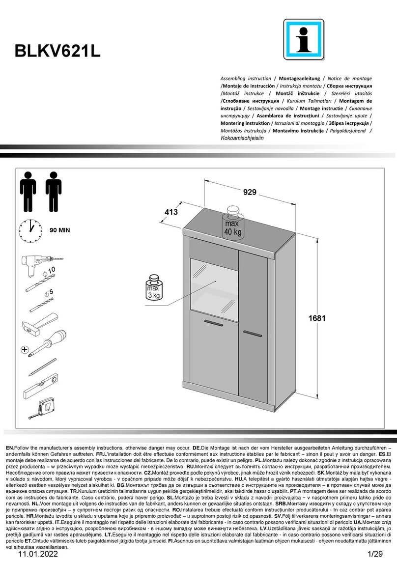 Forte BLKV621L Assembling Instruction