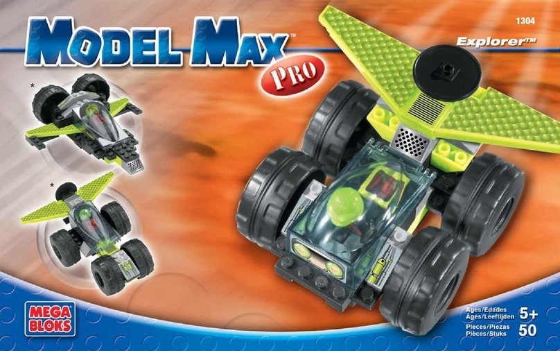 Mega Bloks Explorer MODEL MAX PRO User manual