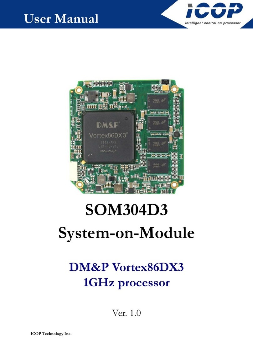 Icop SOM304D3 User manual