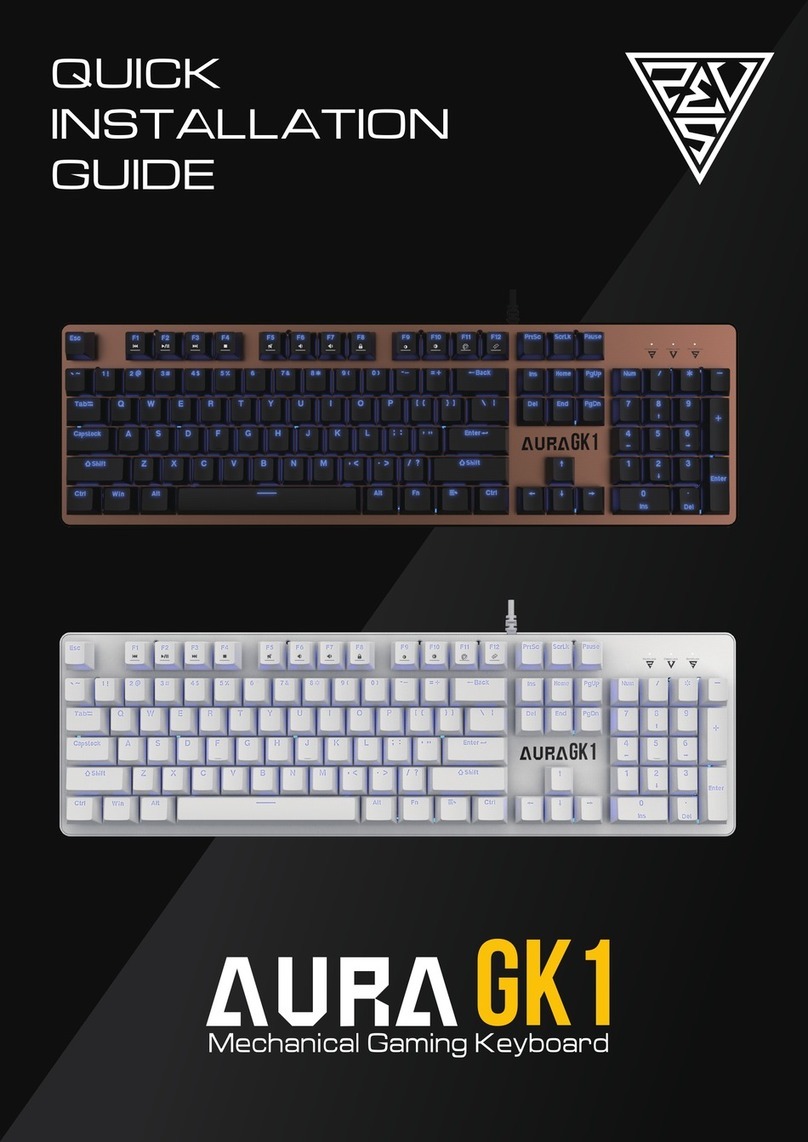GAMDIAS AURA GK1 User manual