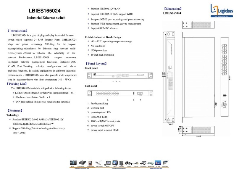 Logicbus LBIES165024 manual