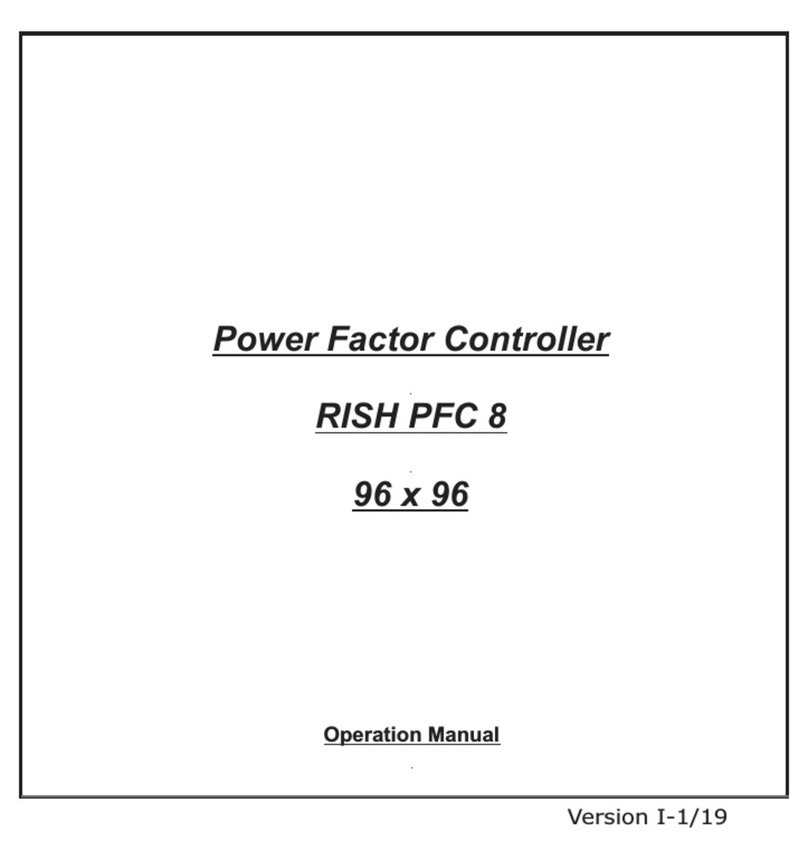 Rishabh RISH PFC 8 Operation manual