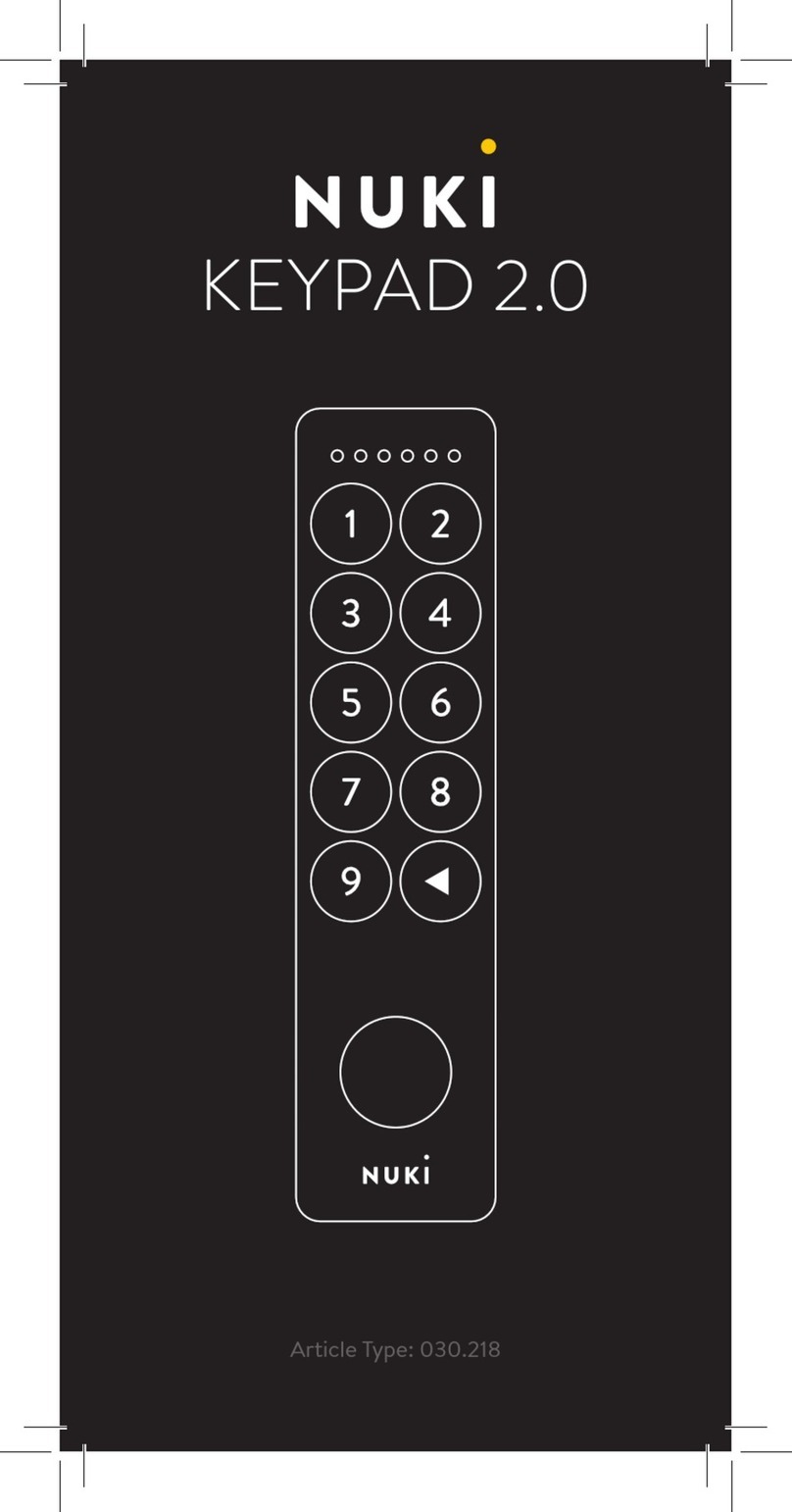 NUKI 030.218 User manual