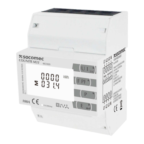 socomec COUNTIS M33 User manual