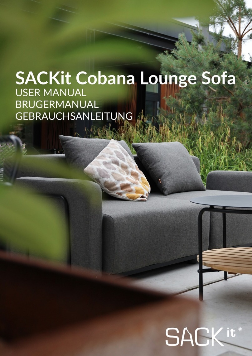 SACKit Cobana Lounge Sofa user manual