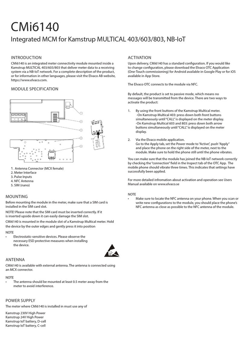 Elvaco CMi6140 quick start guide