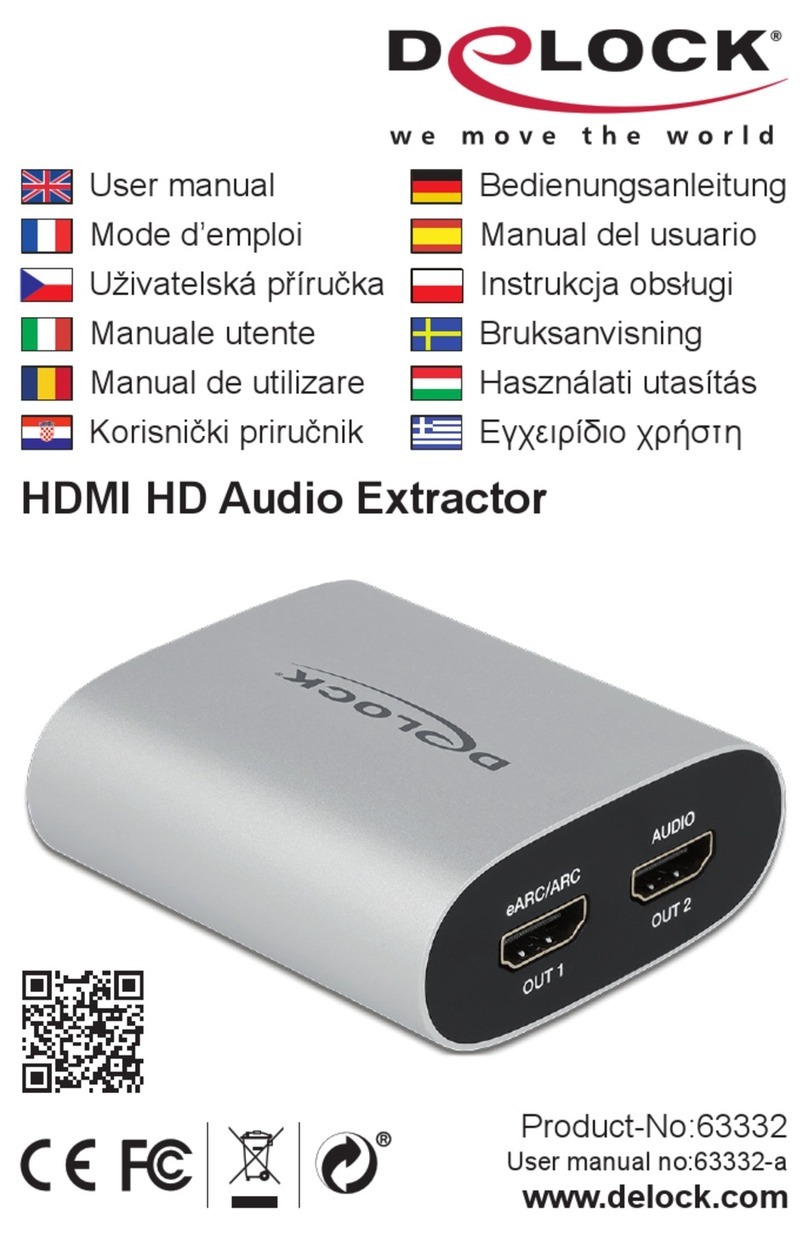 DeLOCK 63332 user manual