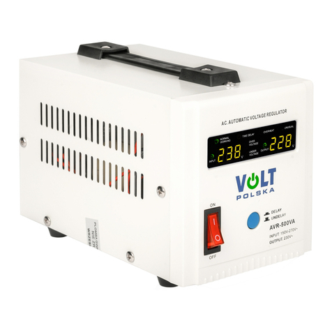 Volt Polska AVR 500 product manual Volt Polska AVR 500 product manual