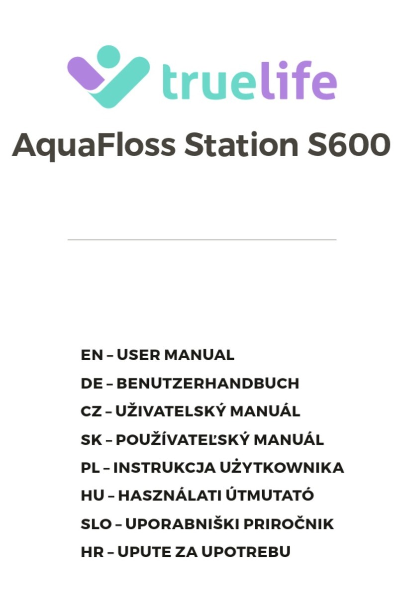 TrueLife AquaFloss Station S600 User manual