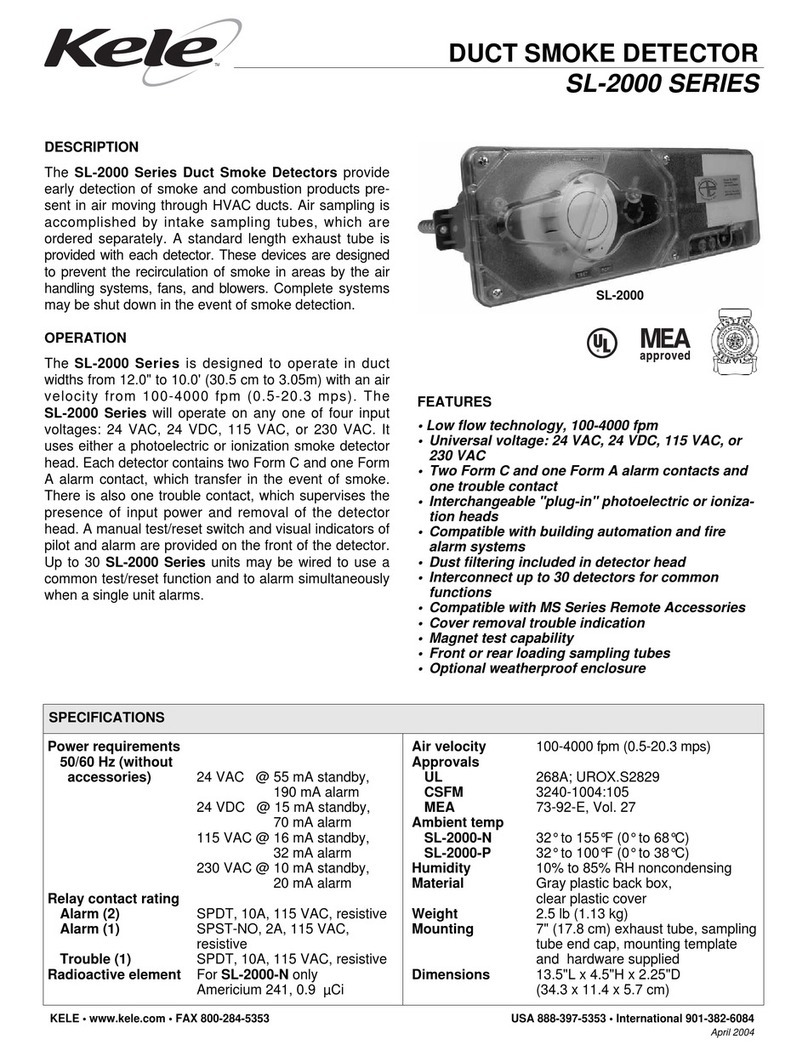 Kele SL-2000 Series quick start guide