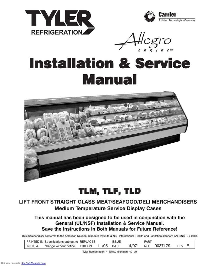 Tyler TLM Installation & service manual