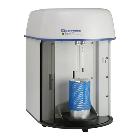 Micromeritics GEMINI VII 2390 User manual