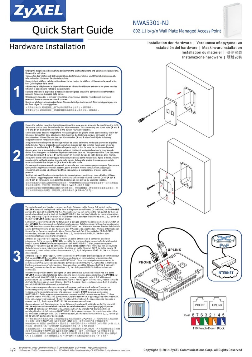 ZyXEL Communications NWA5301-NJ quick start guide ZyXEL Communications NWA5301-NJ quick start guide