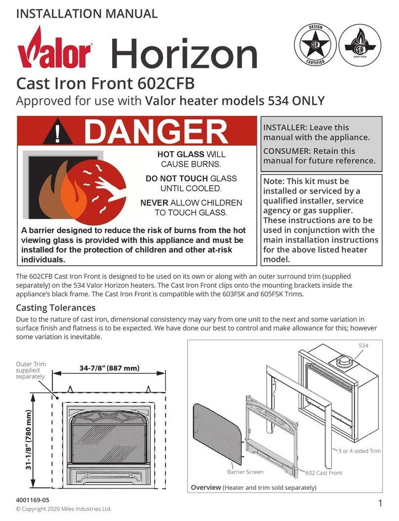 Valor Horizon 602CFB User manual