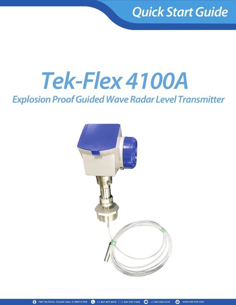 Tek-Trol Tek-Flex 4100A User manual
