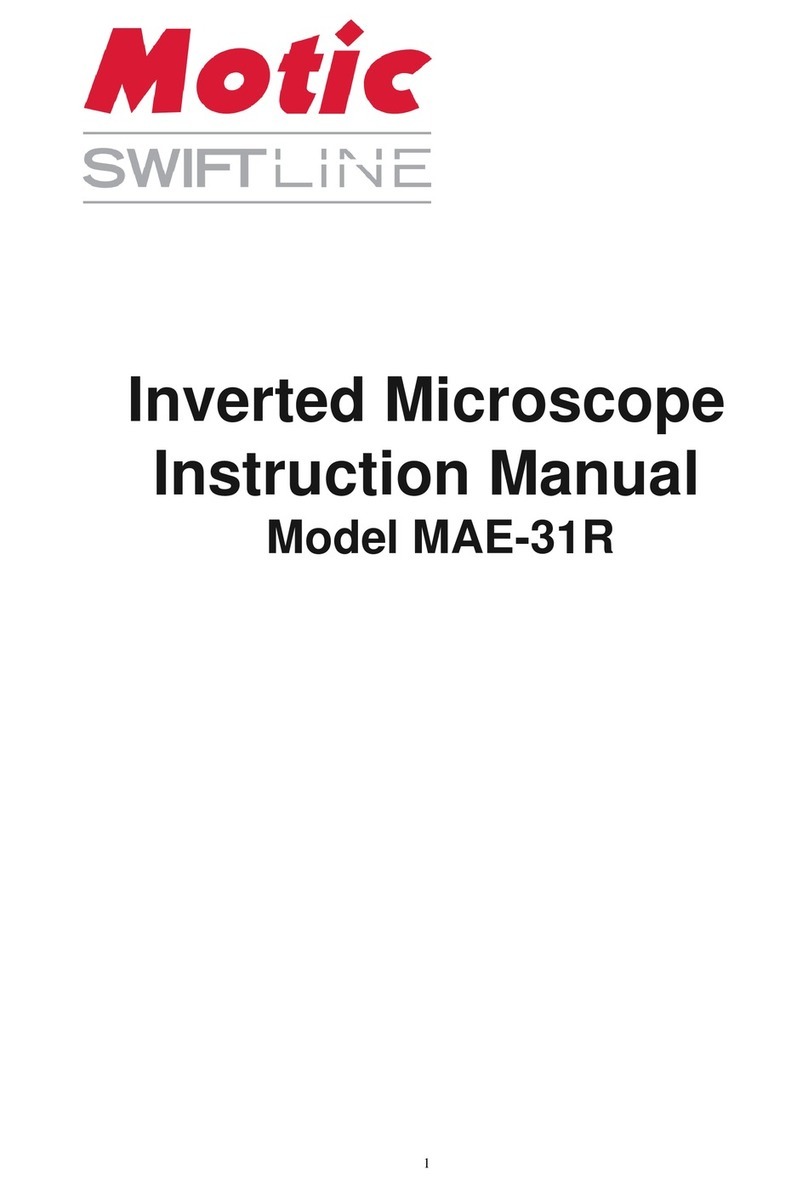 Motic SWIFTLINE MAE-31R instruction manual